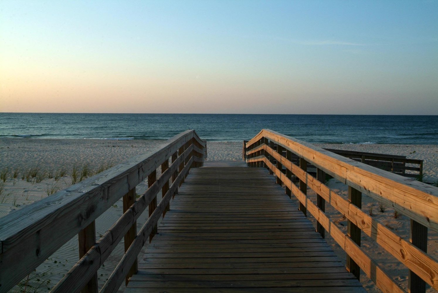 Boardwalk leading to the St. George Island's 22 miles of beach.