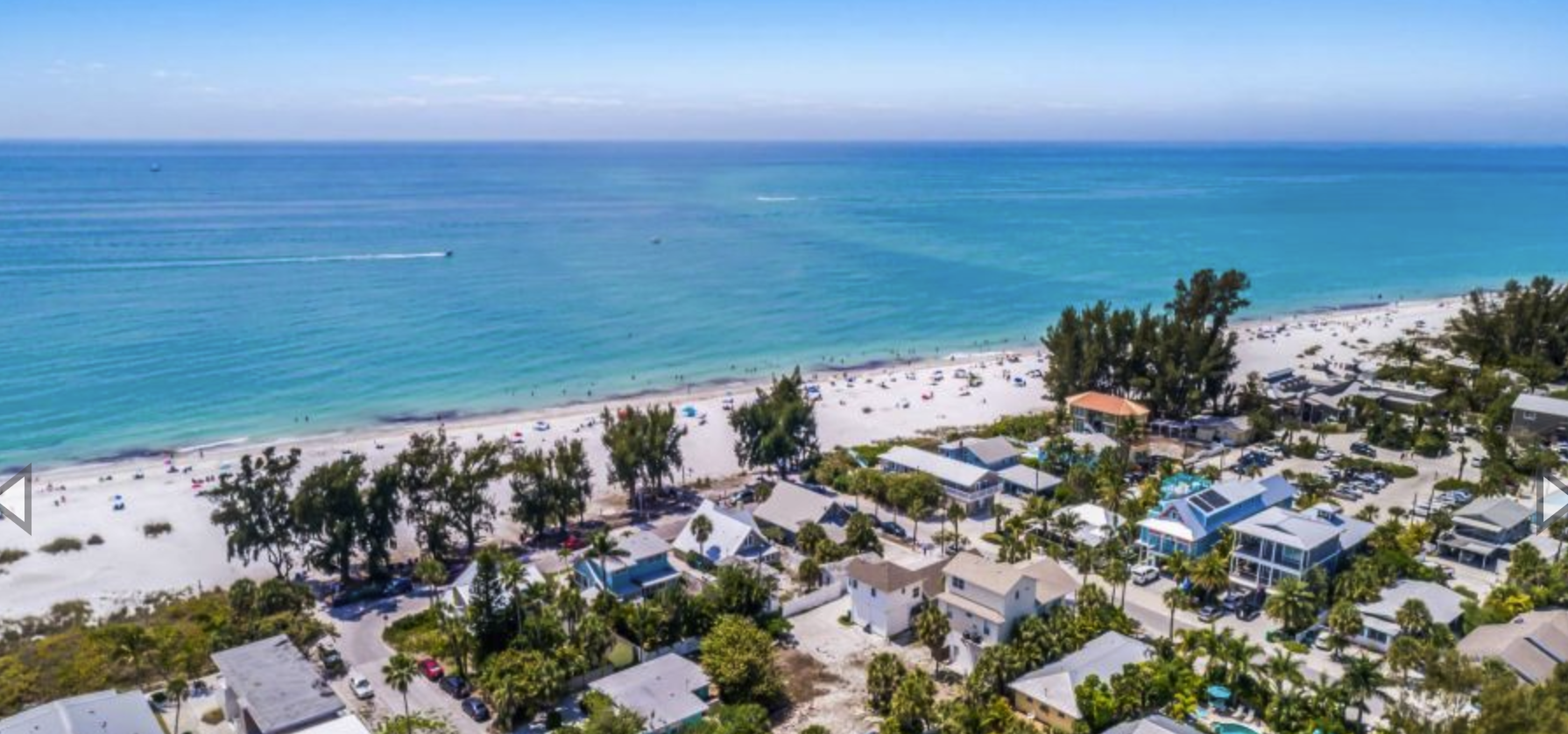 Anna Maria Island's gorgeous 7 miles of beach is within walking distance of a majority of holiday rentals on this narrow barrier island.